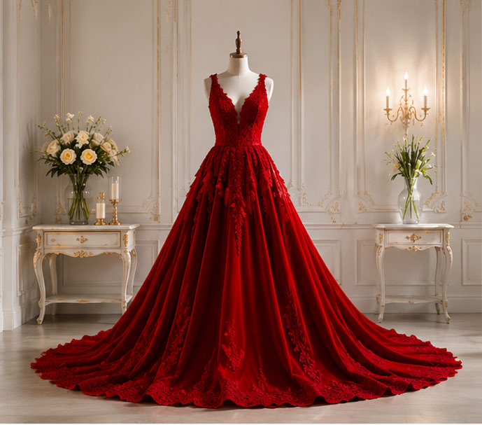 Red Evening Dress