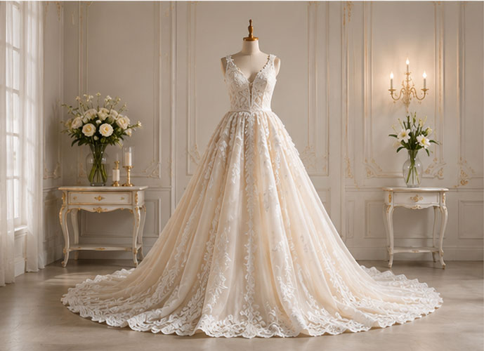 Champagne Ball Gown